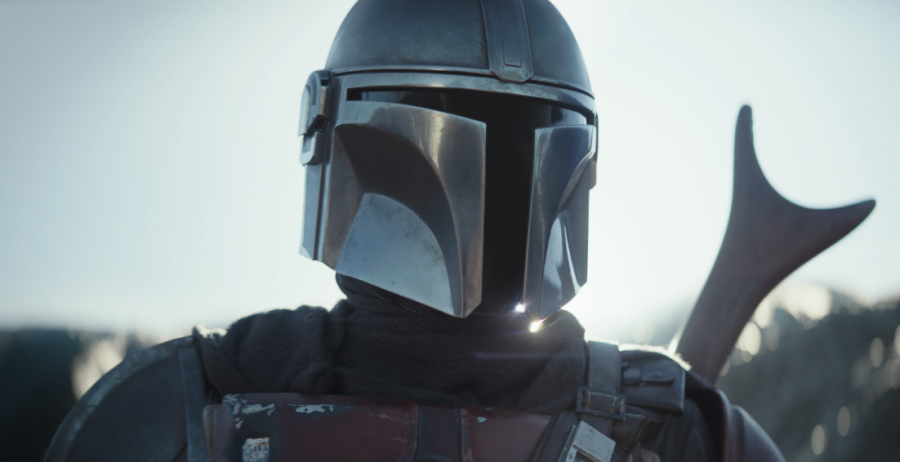 The masked Mandalorian has worn his Beskar helmet since he was a child and since then never revealed his face to anyone
