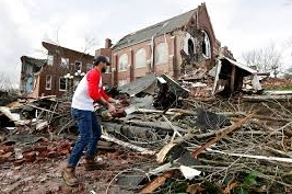 Numerous homes are destroyed after tornadoes hit Tennessee. 