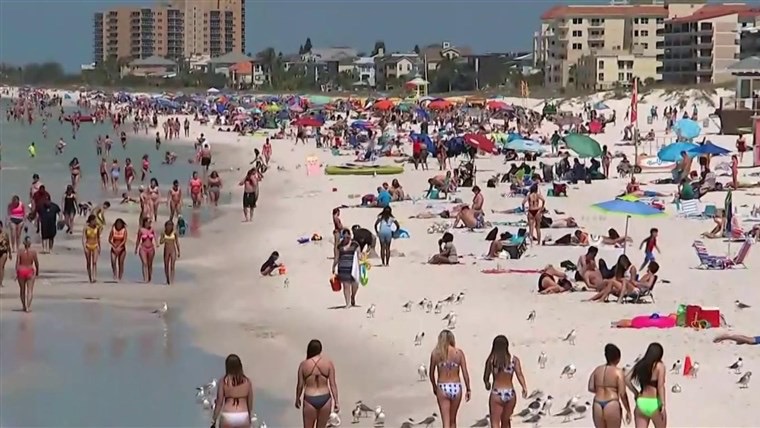 College students on “extended spring break” amid pandemic