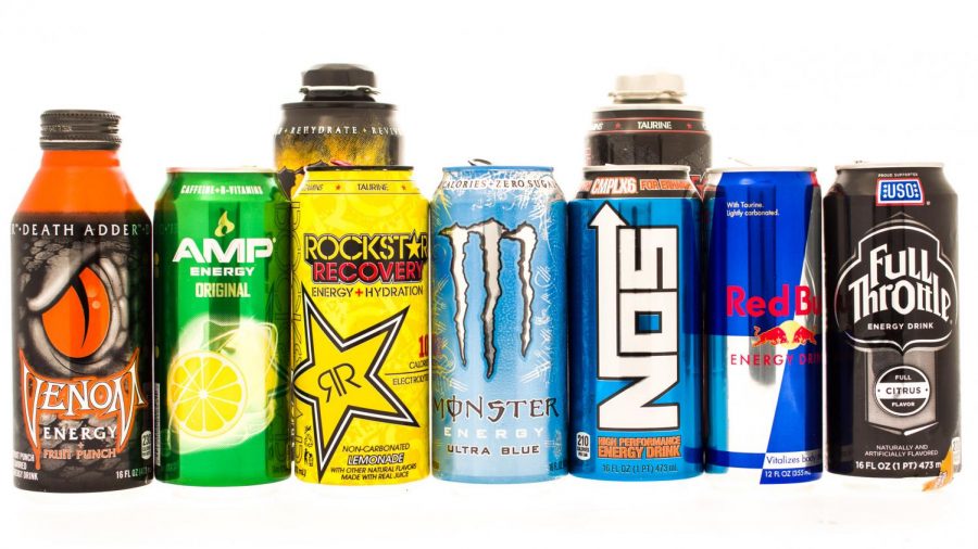 Just a few of many energy drinks that are out in the market.