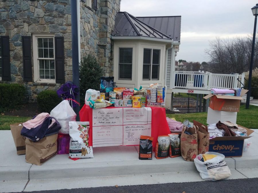  In November of 2020, Oakdale Red Cross donated items they collected through their donation drive to the Frederick Animal Shelter.