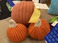 These fall pumpkins made by Ms. Storm won third place at the fair!