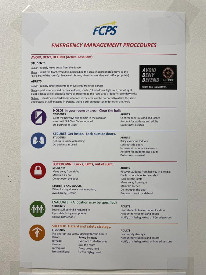Changes to Emergency Procedures in FCPS
