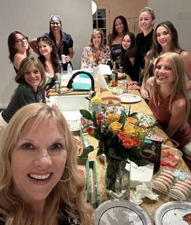 Members of the original cast of Dance Moms seen in Melissa Gisonis Instagram post for Paige Hylands birthday (10/21/23).