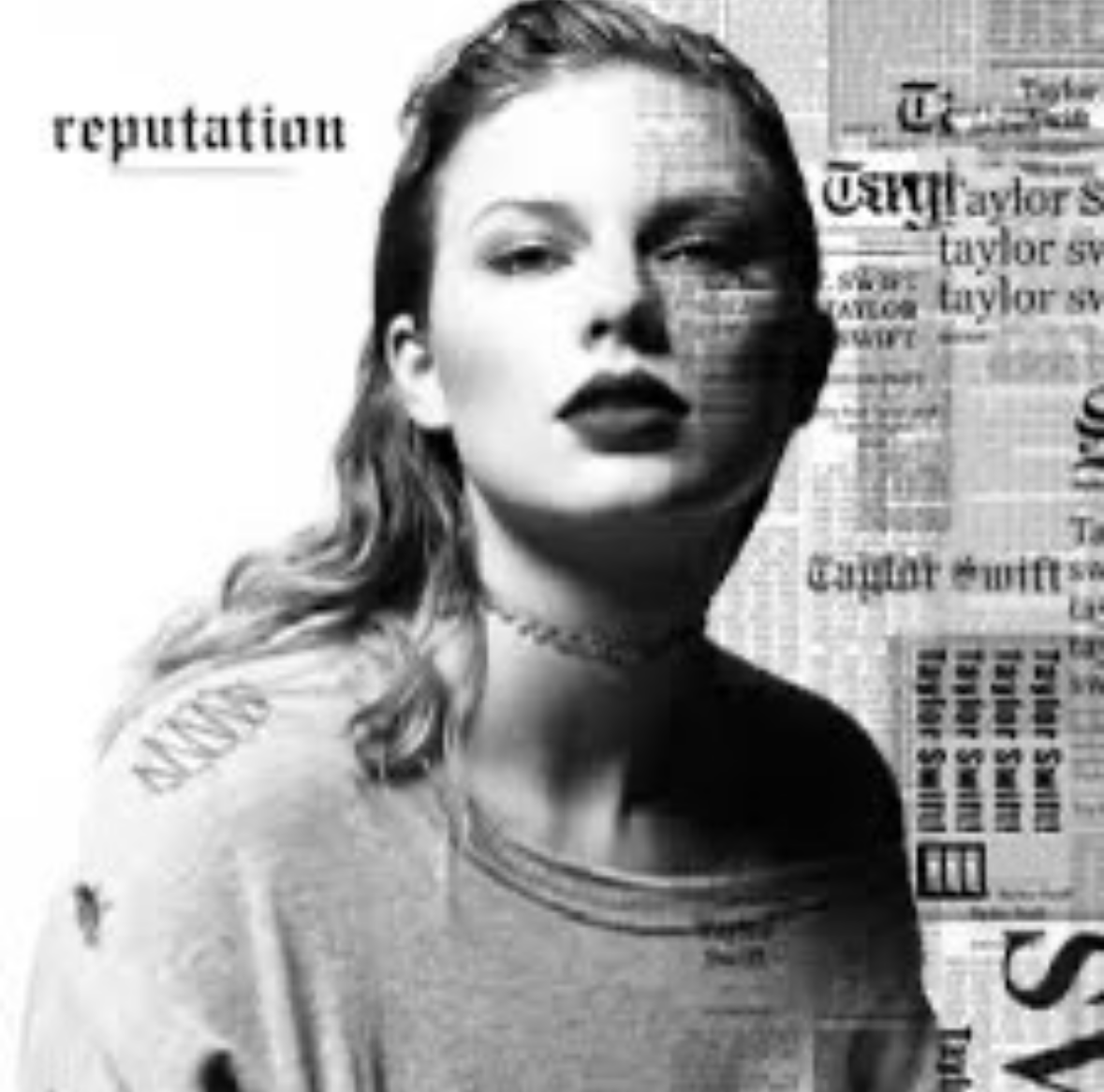 This was Taylor Swifts original Reputation album cover in 2017.