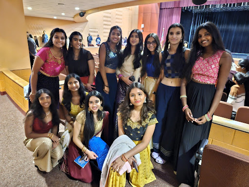 The South Asian Dance team after their performance at Oakdales Multicultural Night on January 25th.
