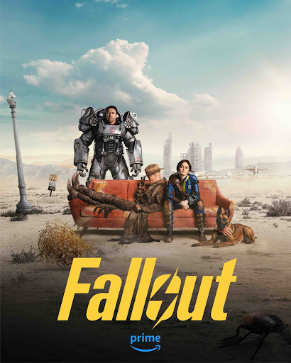  A poster for the Fallout show, of the three main characters