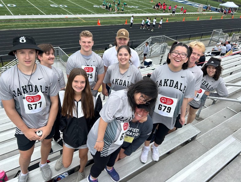 The Unified Track team takes their last pregame photo.