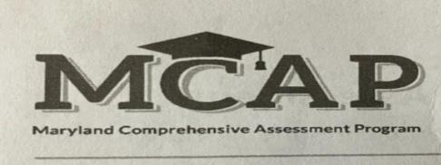 The MCAP(Maryland Comprehensive Assessment Program) logo. Mcap is the primary platform used for standardized testing in Maryland. 