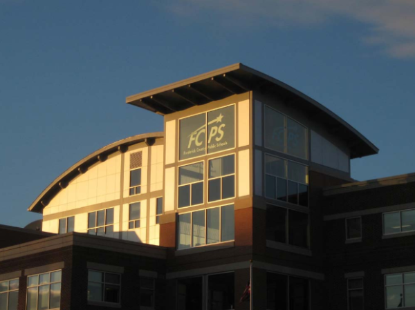 A Photo of the Exterior of the FCPS Headqurters located in Downtown Frederick